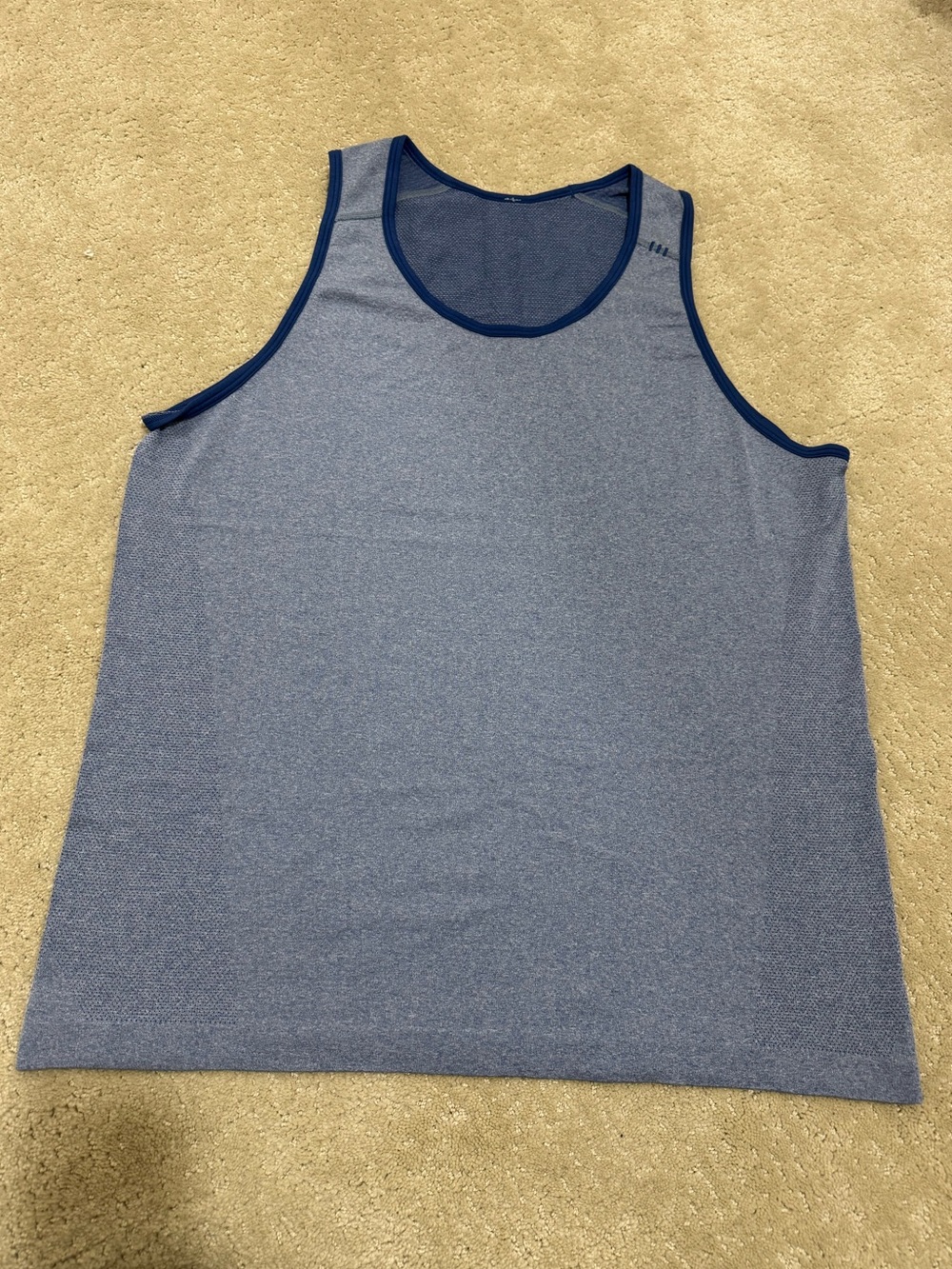 lululemon athletica Men's Blue Tank Top